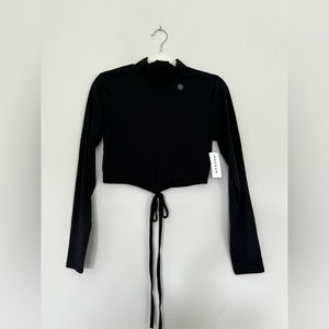 PacSun Mock Neck Crop Top